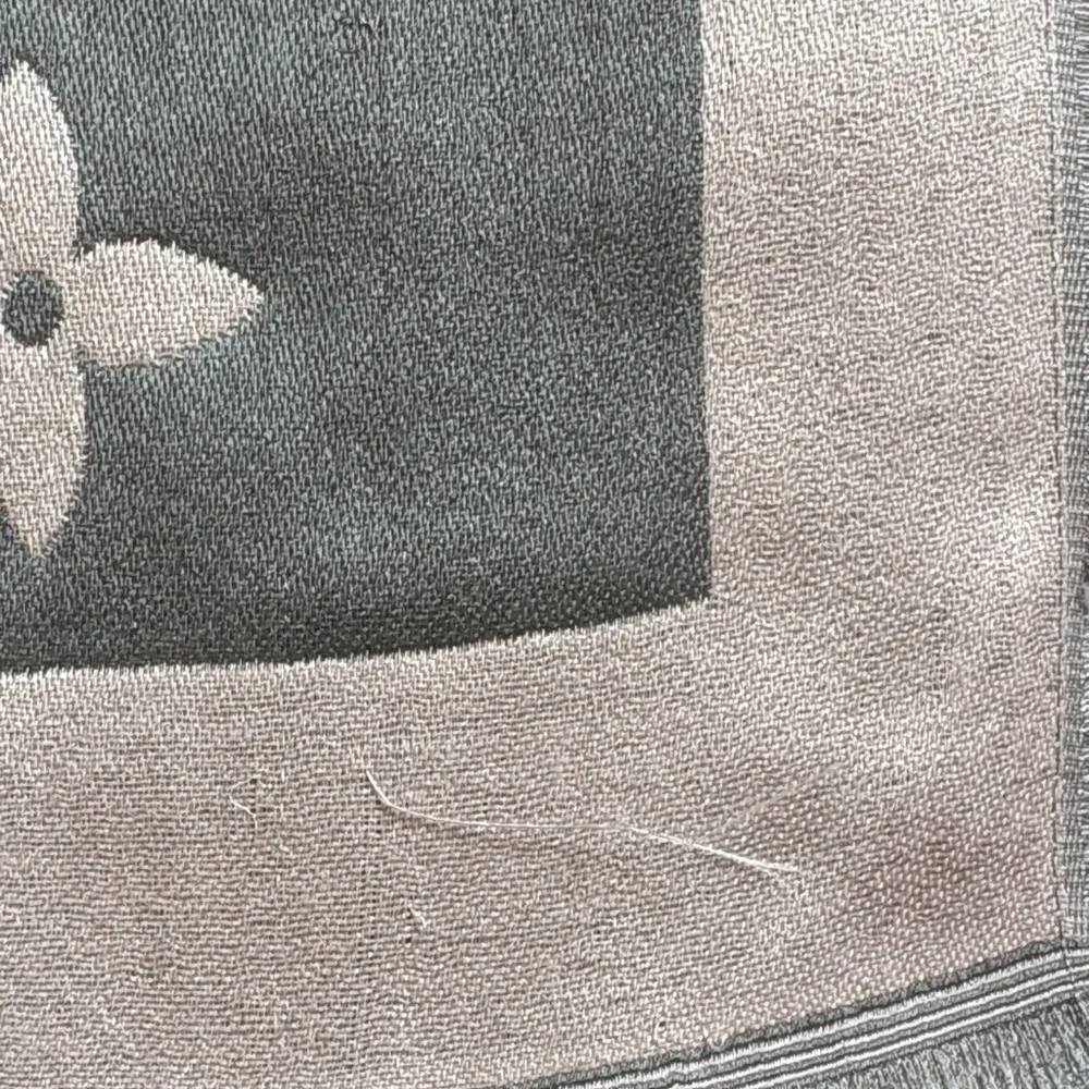 Gray and Pink Fashion Scarf - Picture 4 of 11